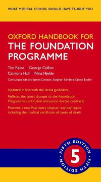 Cover image for Oxford Handbook for the Foundation Programme