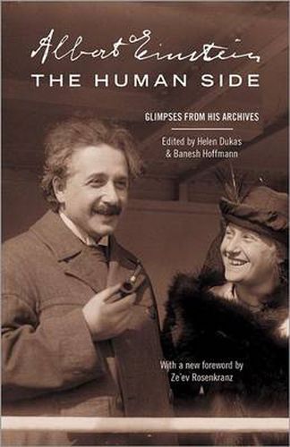 Cover image for Albert Einstein, The Human Side: Glimpses from His Archives