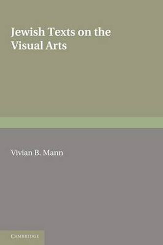 Cover image for Jewish Texts on the Visual Arts