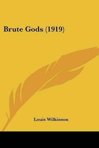 Cover image for Brute Gods (1919)