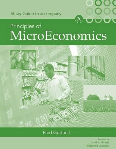 Cover image for Study Guide for Gottheil's Principles of Microeconomics, 7th