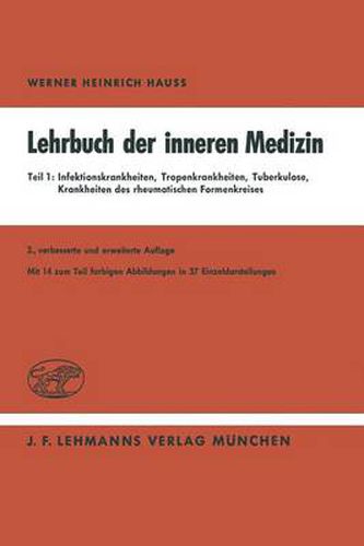 Cover image for Lehrbuch Der Inneren Medizin in Vier Teilen