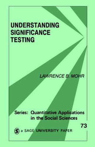 Cover image for Understanding Significance Testing