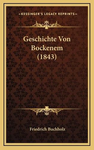 Cover image for Geschichte Von Bockenem (1843)