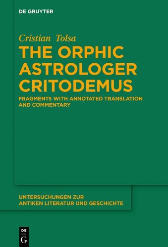 Cover image for The Orphic Astrologer Critodemus