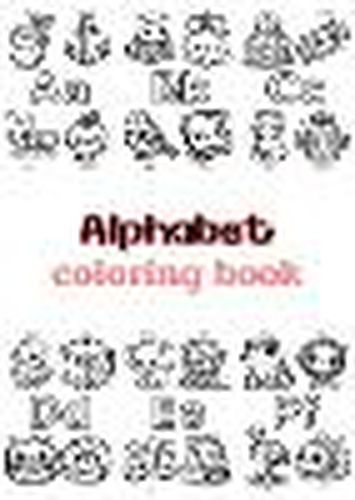 Cover image for Alphabet coloring book