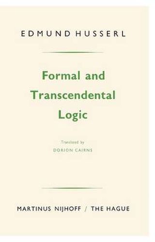 Formal and Transcendental Logic