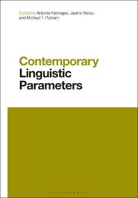 Cover image for Contemporary Linguistic Parameters