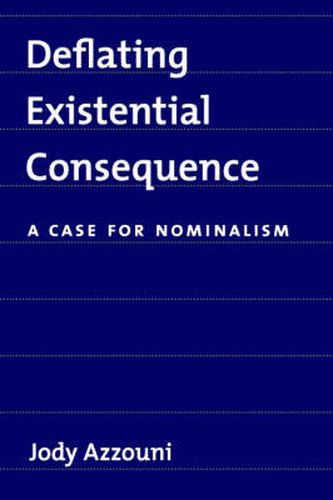 Cover image for Deflating Existential Consequence: A Case for Nominalism