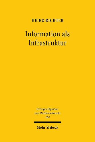 Cover image for Information als Infrastruktur: Zu einem wettbewerbs- und innovationsbezogenen Ordnungsrahmen fur Informationen des oeffentlichen Sektors