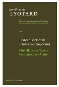 Cover image for Miscellaneous Texts: Aesthetics and Theory of Art  and  Contemporary Artists