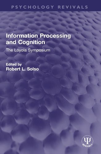 Cover image for Information Processing and Cognition