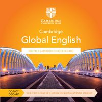 Cover image for Cambridge Global English Digital Classroom 12 Access Card (1 Year Site Licence)