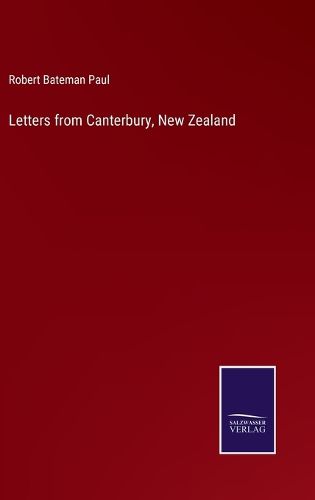 Cover image for Letters from Canterbury, New Zealand