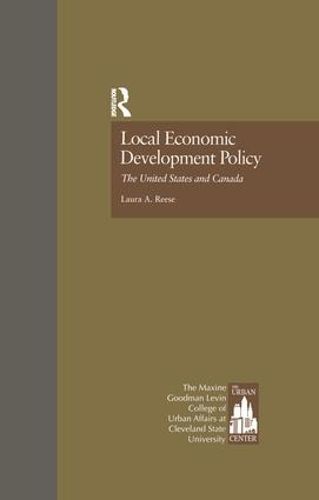 Cover image for Local Economic Development Policy: The United States and Canada