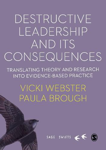 Cover image for Destructive Leadership in the Workplace and its Consequences: Translating theory and research into evidence-based practice