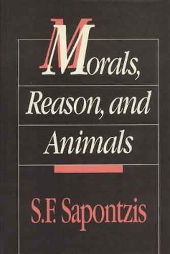 Cover image for Morals, Reason, and Animals