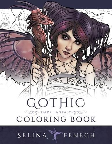 Cover image for Gothic - Dark Fantasy Coloring Book