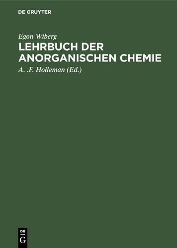 Cover image for Lehrbuch der anorganischen Chemie