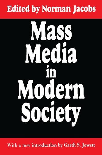 Cover image for Mass Media in Modern Society