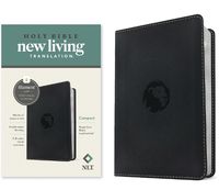 Cover image for NLT Compact Bible, Filament Edition, Lion Black, Red Letter