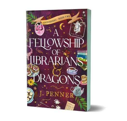 Cover image for A Fellowship of Librarians & Dragons