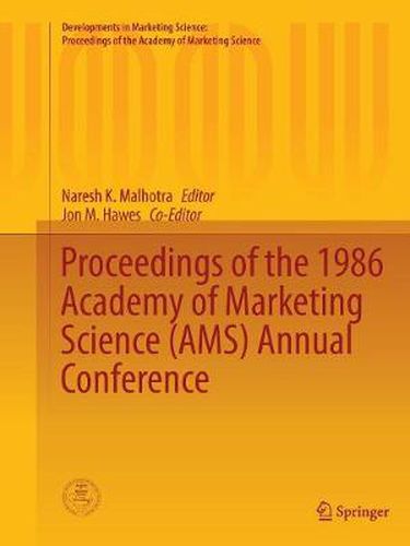 Cover image for Proceedings of the 1986 Academy of Marketing Science (AMS) Annual Conference