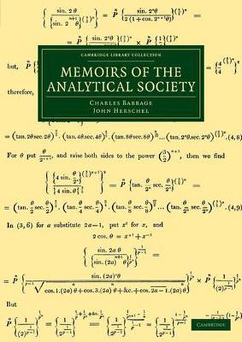 Cover image for Memoirs of the Analytical Society