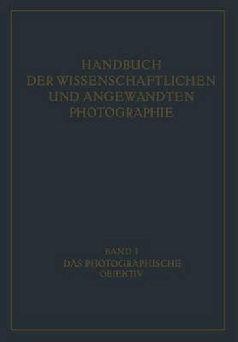 Cover image for Das Photographische Objektiv