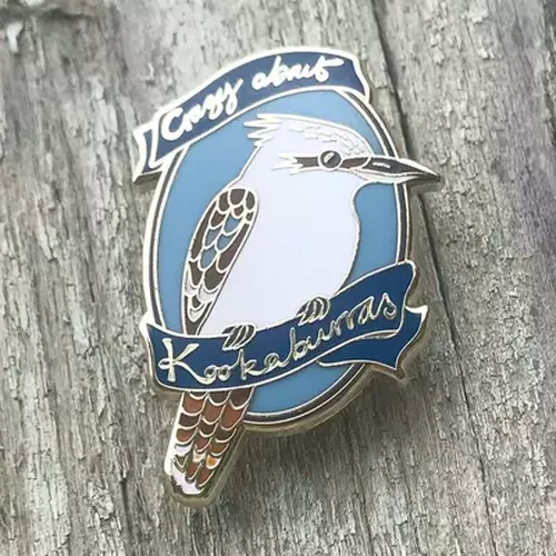 Cover image for Crazy About Kookaburras Enamel Pin