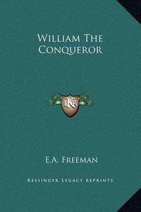 Cover image for William the Conqueror