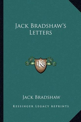 Cover image for Jack Bradshaw's Letters