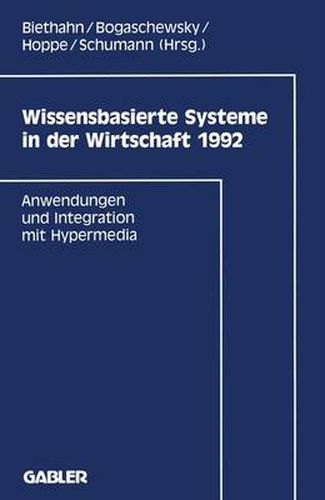 Cover image for Wissensbasierte Systeme in der Wirtschaft