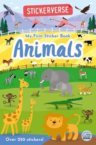 Cover image for Stickerverse - My First Sticker Book Animals