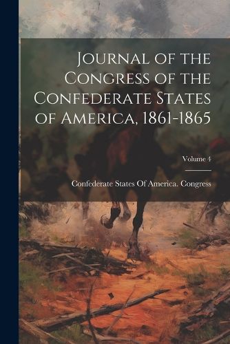 Cover image for Journal of the Congress of the Confederate States of America, 1861-1865; Volume 4