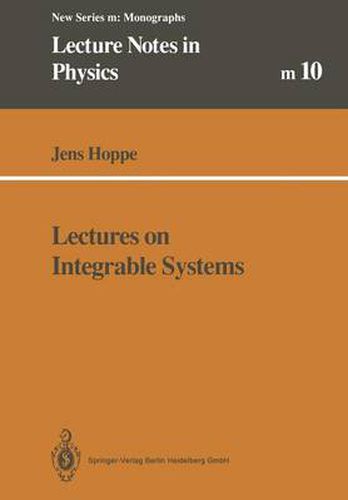 Cover image for Lectures on Integrable Systems