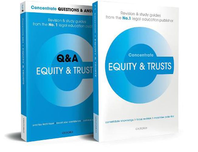 Cover image for Equity and Trusts Revision Concentrate Pack: Law and Revision Study Guide