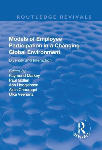 Cover image for Models of Employee Participation in a Changing Global Environment: Diversity and interaction