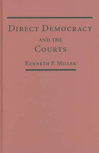 Cover image for Direct Democracy and the Courts