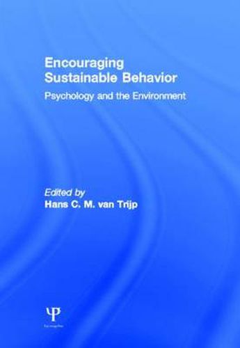 Cover image for Encouraging Sustainable Behavior: Psychology and the Environment