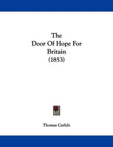 Cover image for The Door of Hope for Britain (1853)