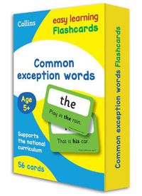 Cover image for Common Exception Words Flashcards