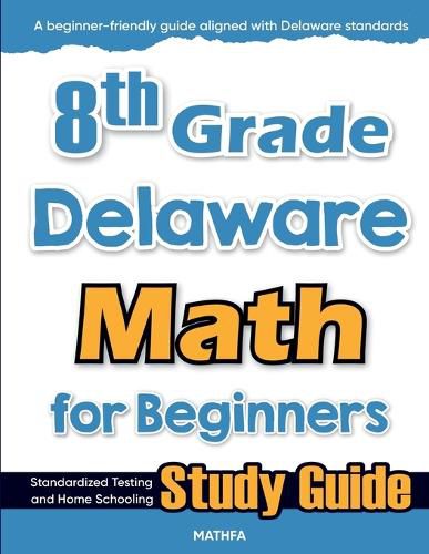 Cover image for 8th Grade Delaware Math for Beginners