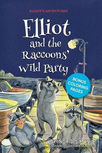 Cover image for Elliot and the Raccoons' Wild Party