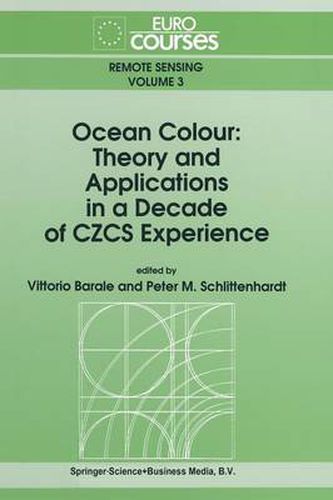 Cover image for Ocean Colour: Theory and Applications in a Decade of CZCS Experience