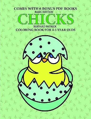 Cover image for Coloring Books for 4-5 Year Olds (Chicks)