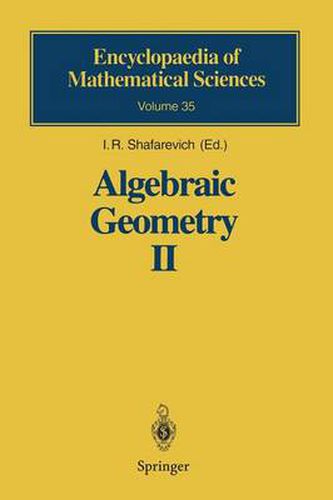 Cover image for Algebraic Geometry II: Cohomology of Algebraic Varieties. Algebraic Surfaces