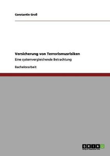 Cover image for Versicherung von Terrorismusrisiken: Eine systemvergleichende Betrachtung