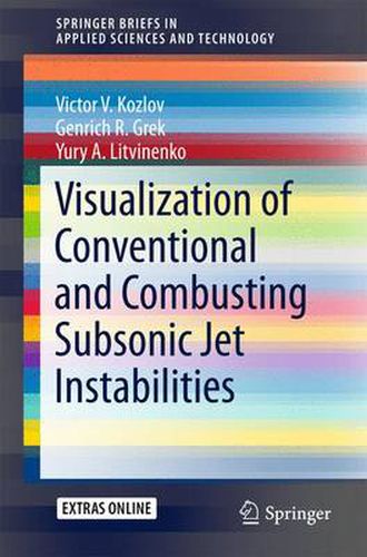 Cover image for Visualization of Conventional and Combusting Subsonic Jet Instabilities