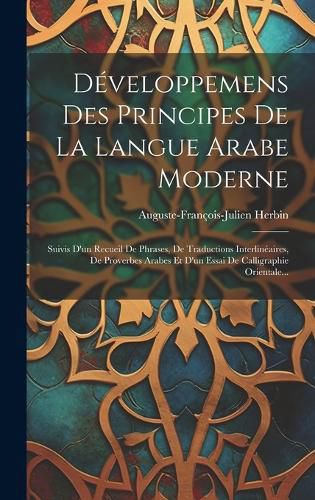 Cover image for Developpemens Des Principes De La Langue Arabe Moderne